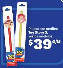 Soriana Híper Toy Story Pluma con acrílico oferta