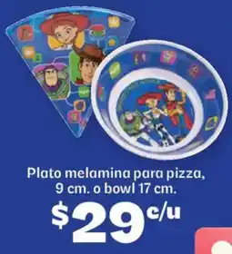 Soriana Híper Plato melamina para pizza oferta
