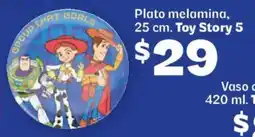 Soriana Híper Plato melamina Toy Story 5 oferta