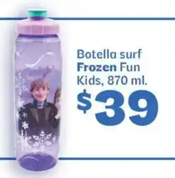 Soriana Híper Botella surf Frozen Fun Kids oferta