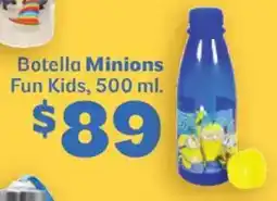 Soriana Híper Botella Minions Fun Kids oferta