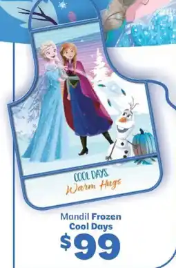 Soriana Híper Mandil Frozen Cool Days oferta