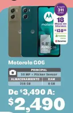 Soriana Híper motorola moto g 06 oferta