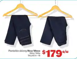 Soriana Híper New Wave Pantalón skinny oferta