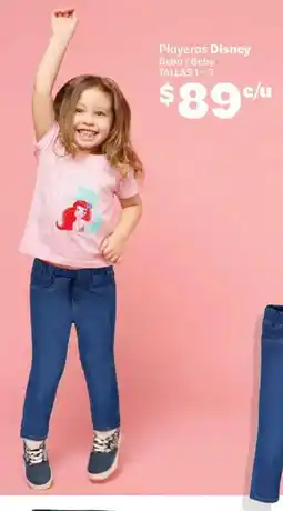 Soriana Híper Playeras Disney oferta