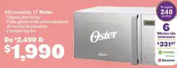 Soriana Híper Oster Microondas 1.1 oferta