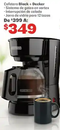 Soriana Híper Black + Decker Cafetera oferta