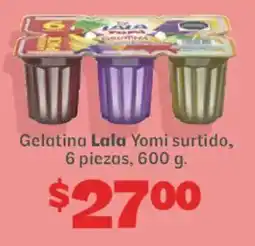 Soriana Híper Lala Yomi Gelatina oferta