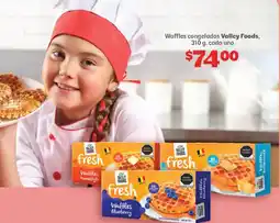 Soriana Híper Valley Foods Waffles oferta