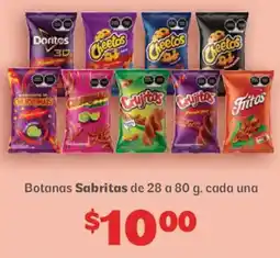 Soriana Híper Botanas Sabritas oferta