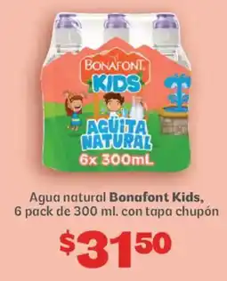 Soriana Híper Bonafont Kids Aguita Natural oferta