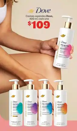 Soriana Híper Dove cremas corporales oferta