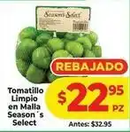 HEB Season's select - tomatillo limpio oferta