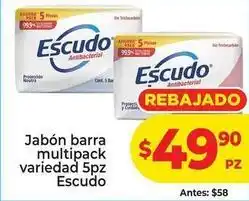 HEB Escudo - jabón barra multipack oferta