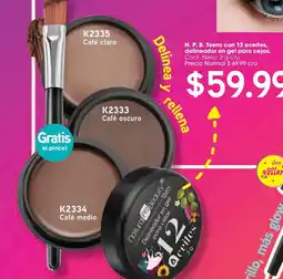 Arabela Natural Pro Beauty Teens con 12 aceites delineador en gel para cejas oferta