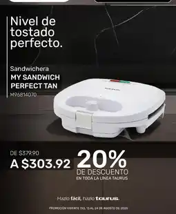 Woolworth taurus my sandwich perfect tan oferta