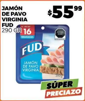 Fud - jamón de pavo virginia
