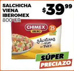 Merco Chimex - salchicha viena iberomex oferta