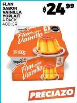 Merco Yoplait - flan sabor vainilla oferta