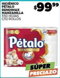 Merco Pétalo - higienico rendimax manzanilla oferta