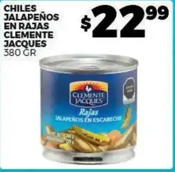 Merco Clemente jacques - chiles jalapenos en rajas oferta