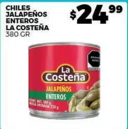 Merco La costeña - chiles jalapenos enteros oferta