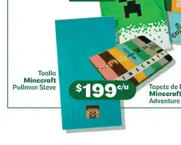 Soriana Híper Toalla Minecraft Pullman Steve oferta