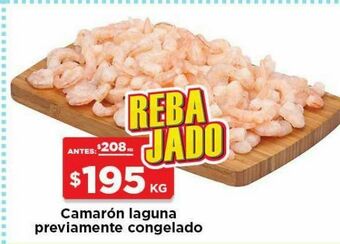 HEB Camaron laguna prev. congelado 1 kg oferta