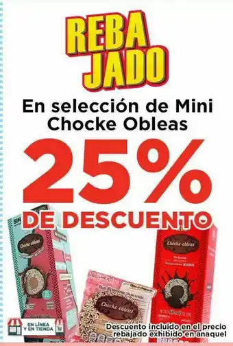 En selección de mini choque obleas