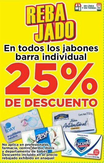 HEB En todos los jabones barra individual oferta