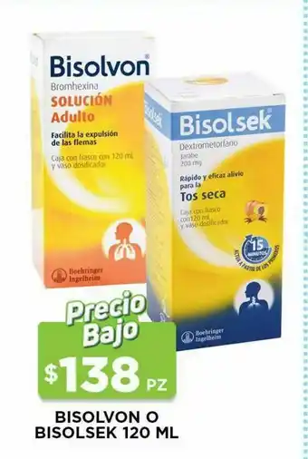 Hormona bisolvon bisolsek 200mg jarabe 120 ml
