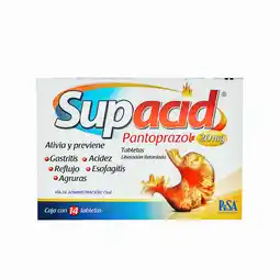 Farmacias YZA Pisa Supacid OT 20mg 14 tabs oferta