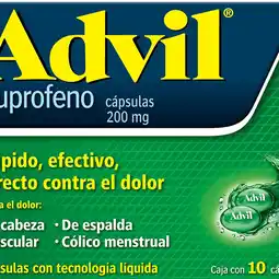 Farmacias YZA Advil Fast-Gel 200Mg 10 Caps oferta