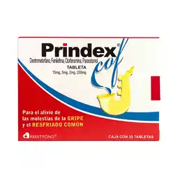 Farmacias YZA Prindex Cof 15Mg/5Mg/250Mg 20 Tabs oferta