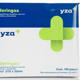 Farmacias YZA Yza Jeringa De Plastico De 3Ml 21Gx32Mm oferta