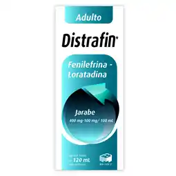 Farmacias YZA Gn Distrafin Adulto 400/100Mg 120Ml oferta