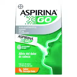 Farmacias YZA Aspirina Go 500Mg 10 Sobres oferta