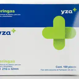 Farmacias YZA Yza Jeringa De Plástico De 5Ml 21G X 32M oferta