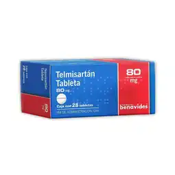 Farmacias Benavides 80 mg Telmisartán oferta