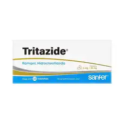 Farmacias Benavides 5 mg Ramipril/25 mg Hidroclorotiazida oferta