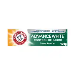 Farmacias Benavides Advance White Control Sarro con Bicarbonato de Sodio Pasta Dental oferta