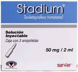 Farmacias Benavides 50 mg Dexketoprofeno Trometamol/2 ml Solución Inyectable oferta