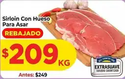 HEB Sirloin con hueso para asar oferta
