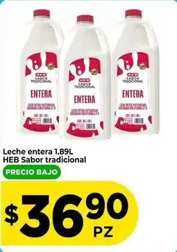 HEB Heb - leche entera oferta