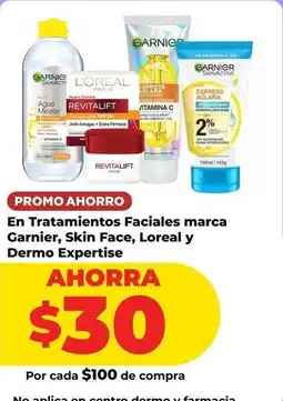 HEB Garnier - tratamientos faciales oferta