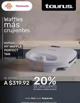 Woolworth Taurus - wafflera my waffle perfect tan m96814080 oferta