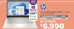 Soriana Híper Hp - laptop pentium silver + fundo mod. 14-dq0522la oferta