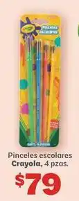 Soriana Híper Crayola - pinceles escolares oferta