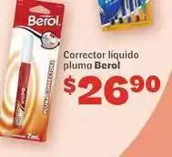 Soriana Híper Berol - corrector líquido pluma oferta