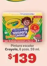 Soriana Híper Crayola - pintura tempera escolar lavable oferta